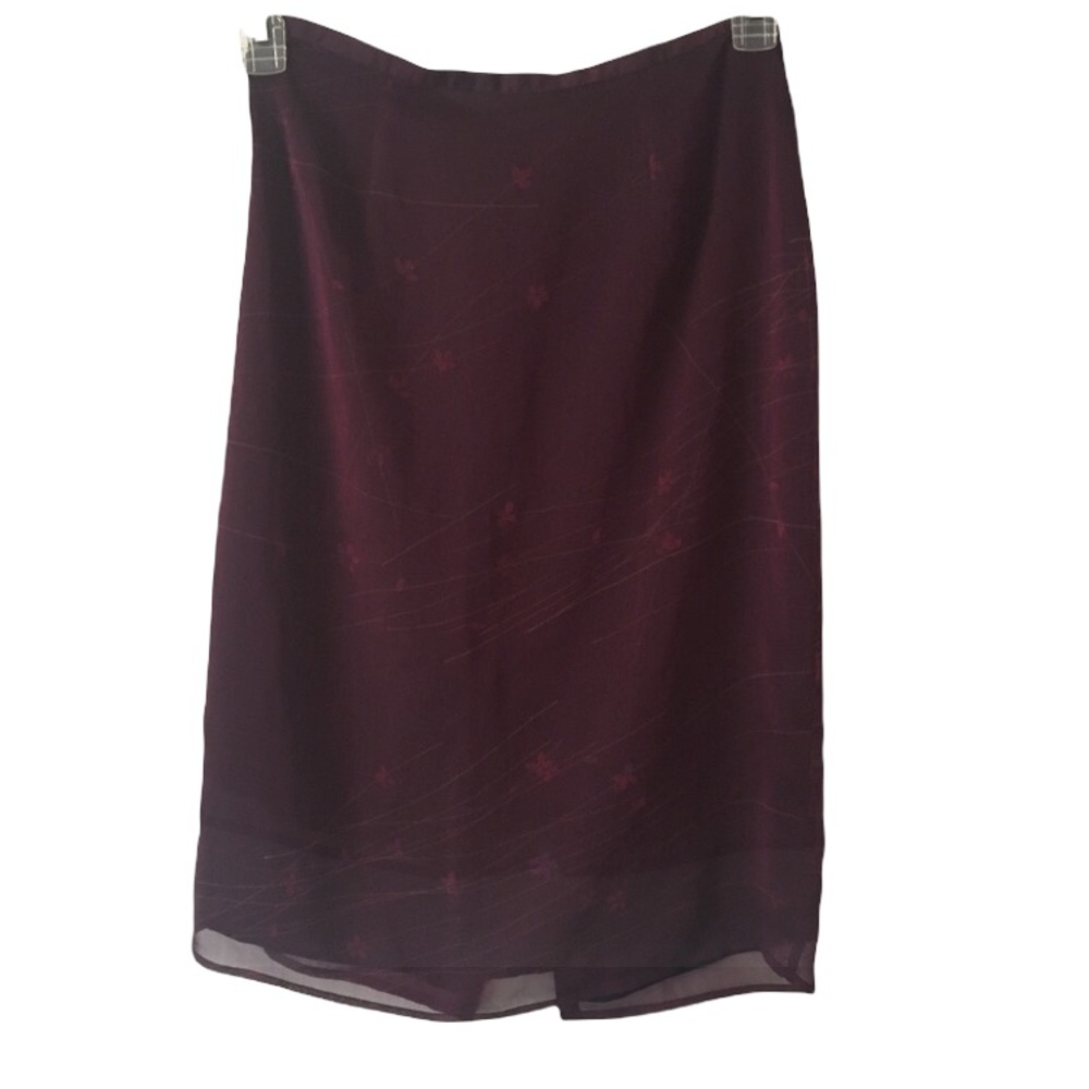 Express Maroon Skirt size 7/8 new with tags